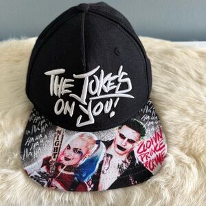 Bioworld Snap Back Black Suicide Squad Joker Harley Quinn Unisex Hat